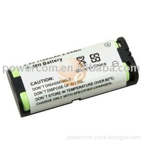 For cordless phone battery Pana P105